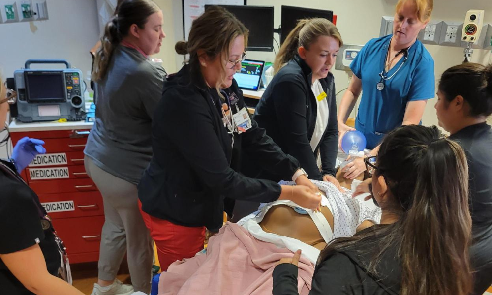 OB sims at Little Colorado Medical Center