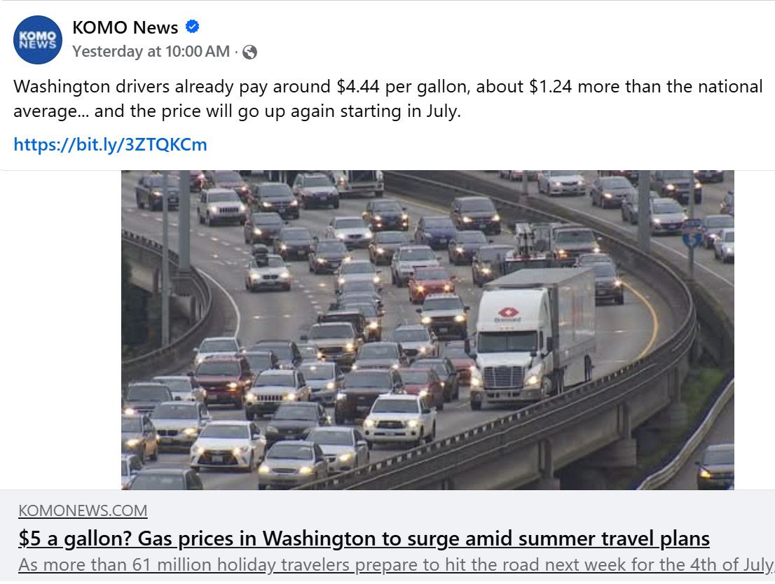 gas going up