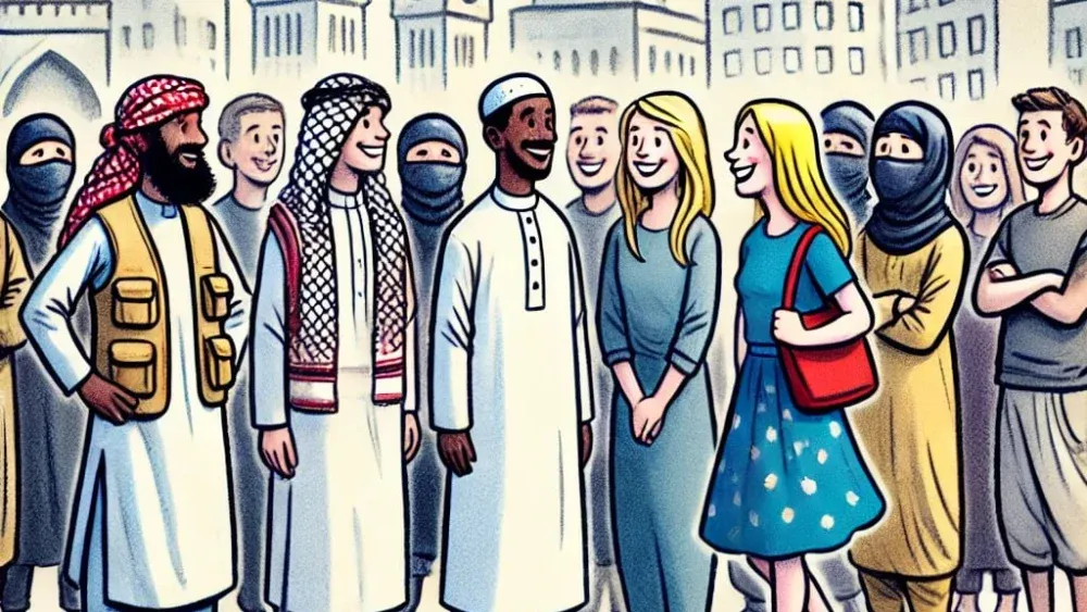 Islamists and blondes