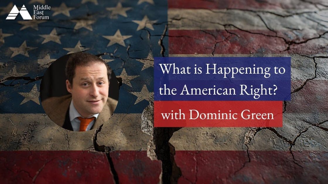 What is happening to the American right, with Dominic Green.