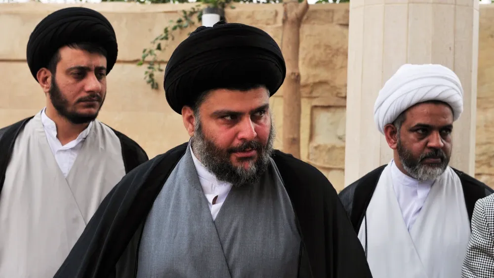 A file photo of Muqtada al-Sadr, an Iraqi cleric, politician, and former militia leader.  Shutterstock