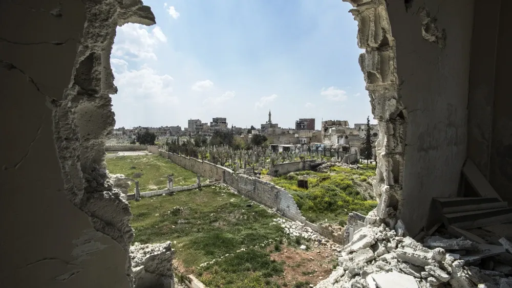 Bomb Damage in Aleppo