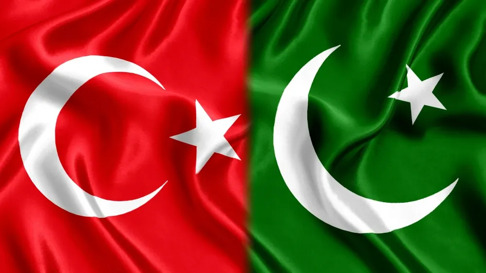 Turkey and Pakistan Flags