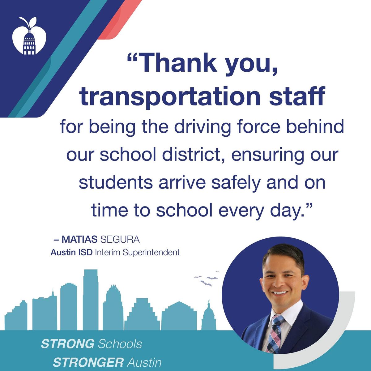Thank you transportation staff