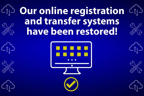Online registration and transfer systems