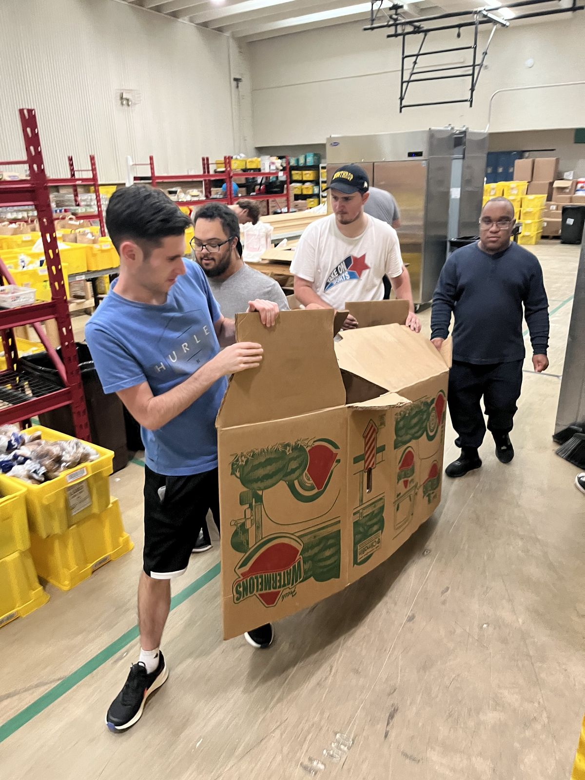 WinthropLIFE students volunteering