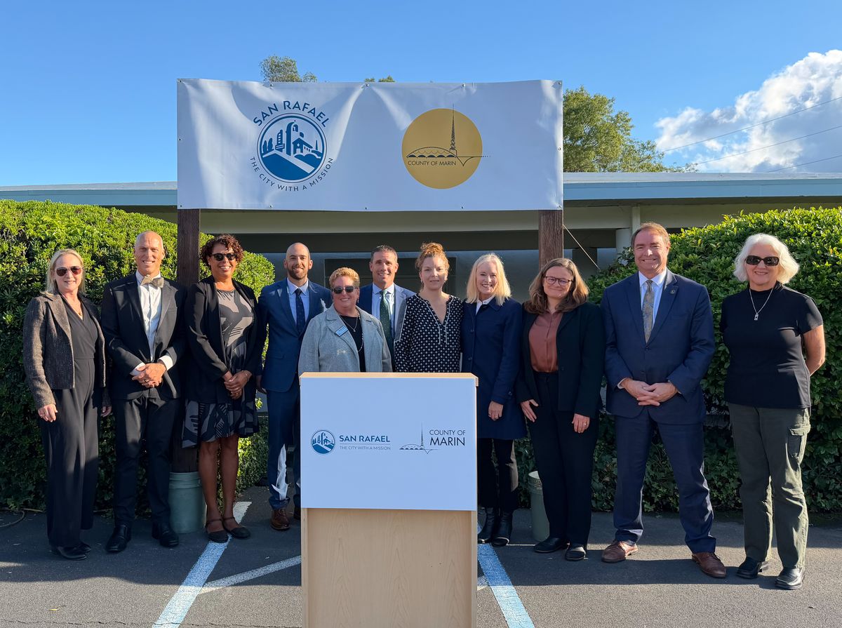 Elected officials at press conference