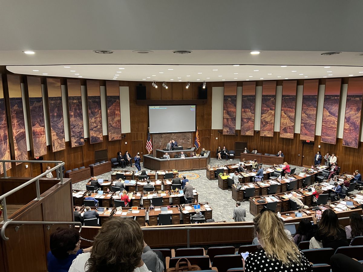 Arizona House floor before Committee of the Whole