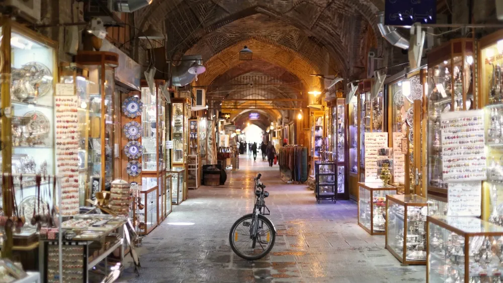 A file photo of a mostly empty bazaar in Isfahan, Iran.  Shutterstock