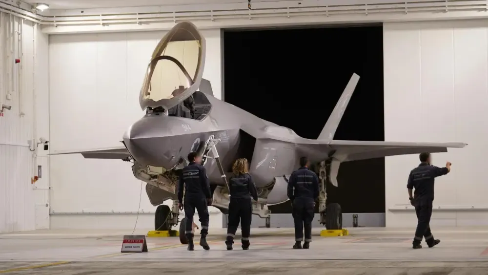 An Israeli F-35 fighter being prepared to strike Iran, June 13, 2025.  IDF Spokesperson's Office
