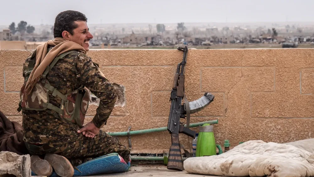 A Kurdish SDF Fighter
