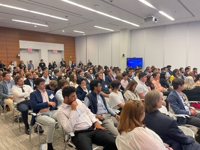 Audience at NVTC's 2nd Annual Summer Intern Reception
