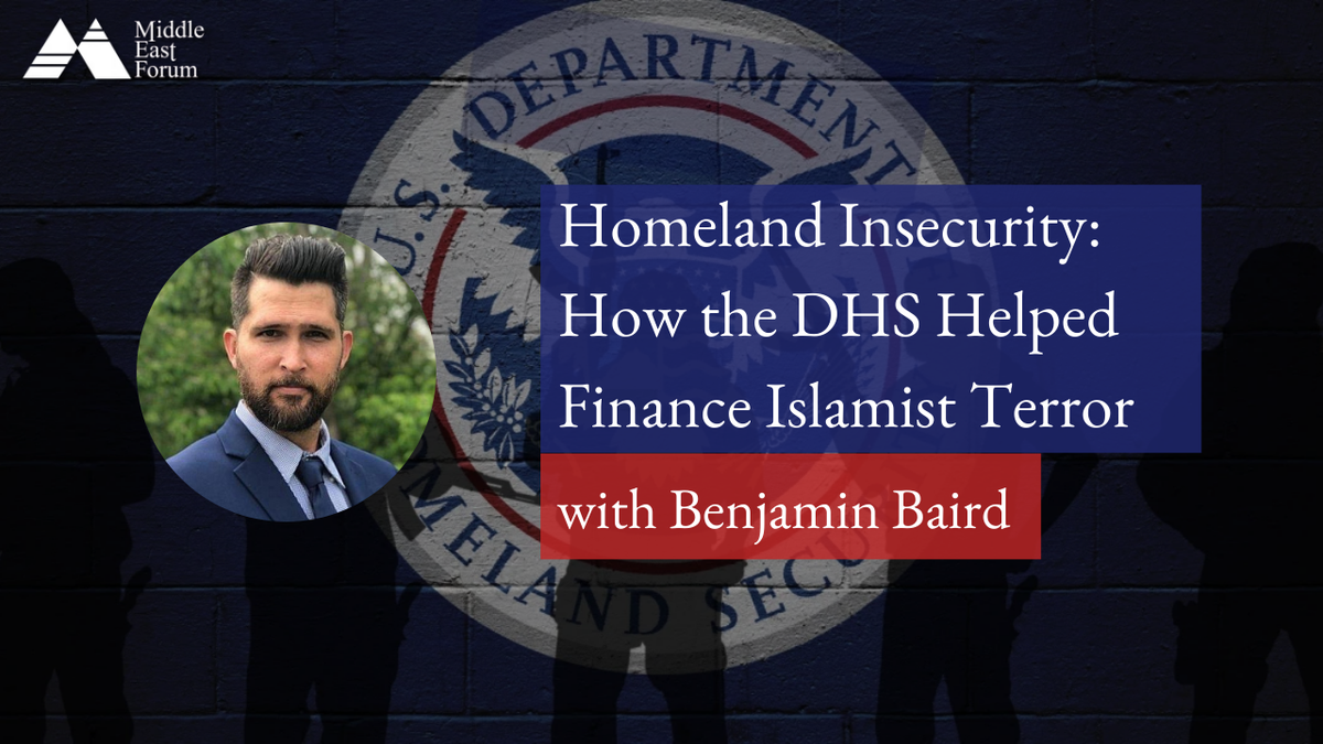 Ben Baird DHS Islamist Terror