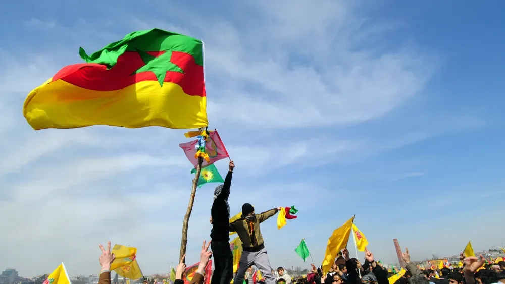 Kurds in Istanbul, Turkey, celebrate Newroz, a traditional feast meaning “new day.” Shutterstock