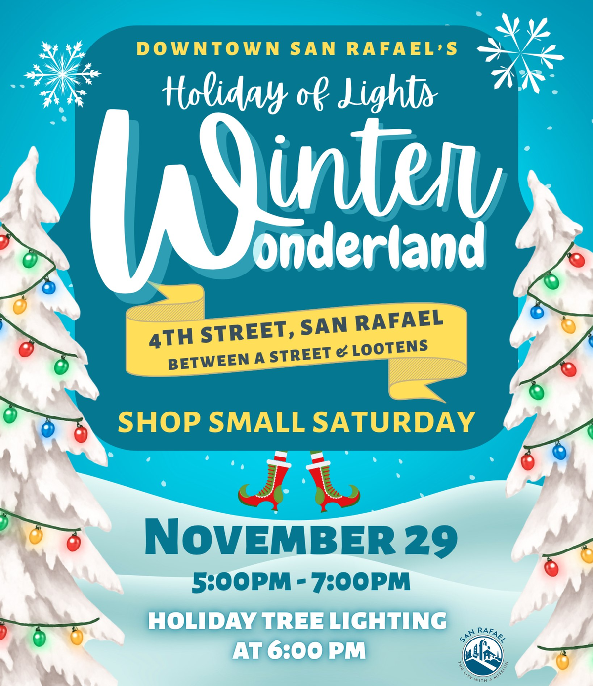 graphic with information about Winter Wonderland event