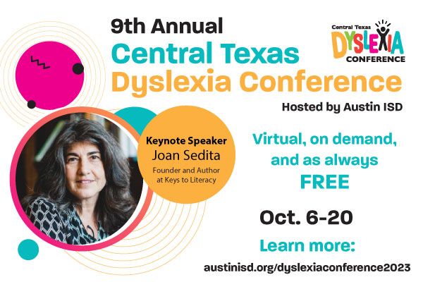 Dyslexia Conference Oct 6-20 2023