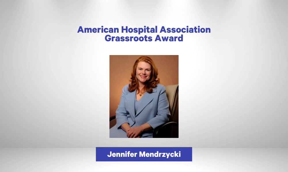 Grassroots Award winner Jennifer Mendrzycki