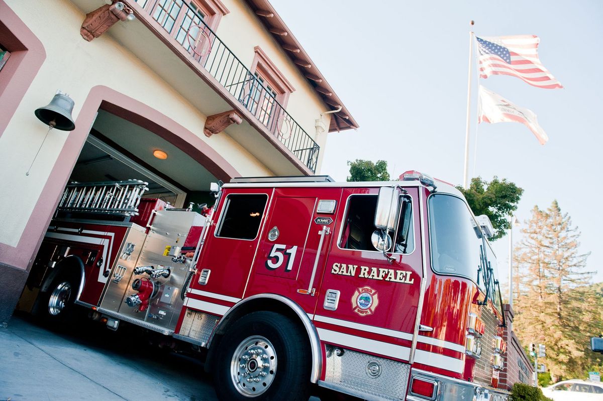 SRFD fire truck