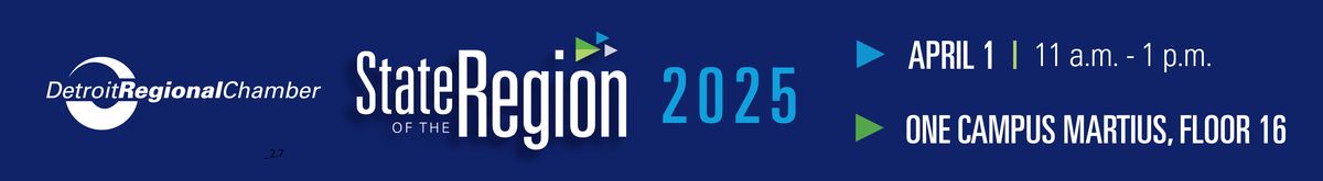 State of the Region banner