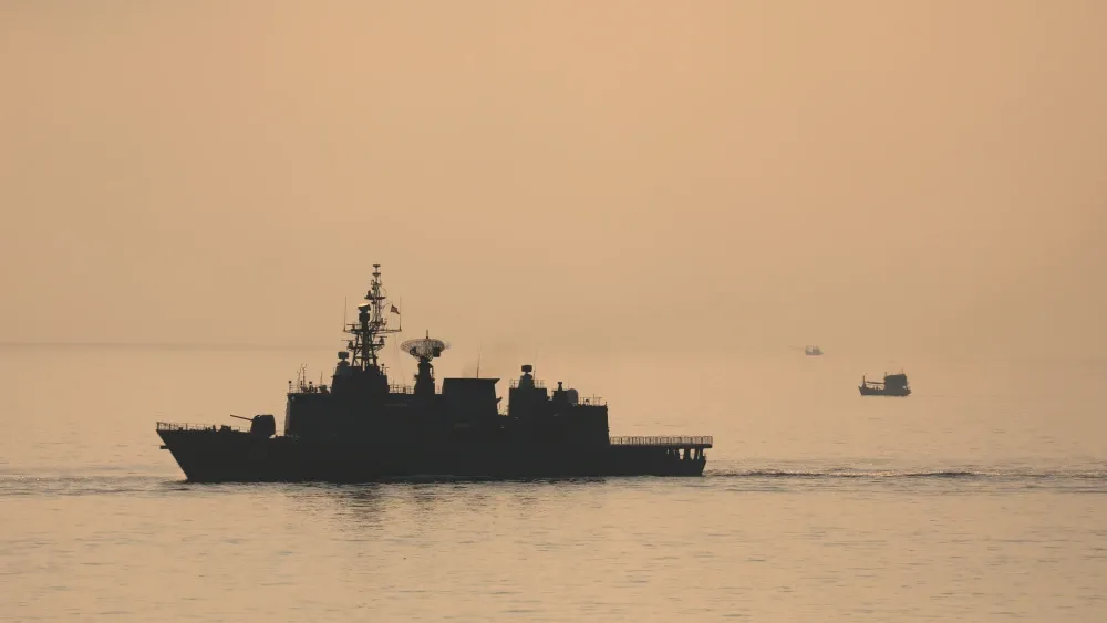 The U.S. Navy stationed near the Strait of Hormuz has blockaded Iranian ports following the collapse of peace talks between the U.S. and Iran in Islamabad, Pakistan; April 13, 2026.  Shutterstock