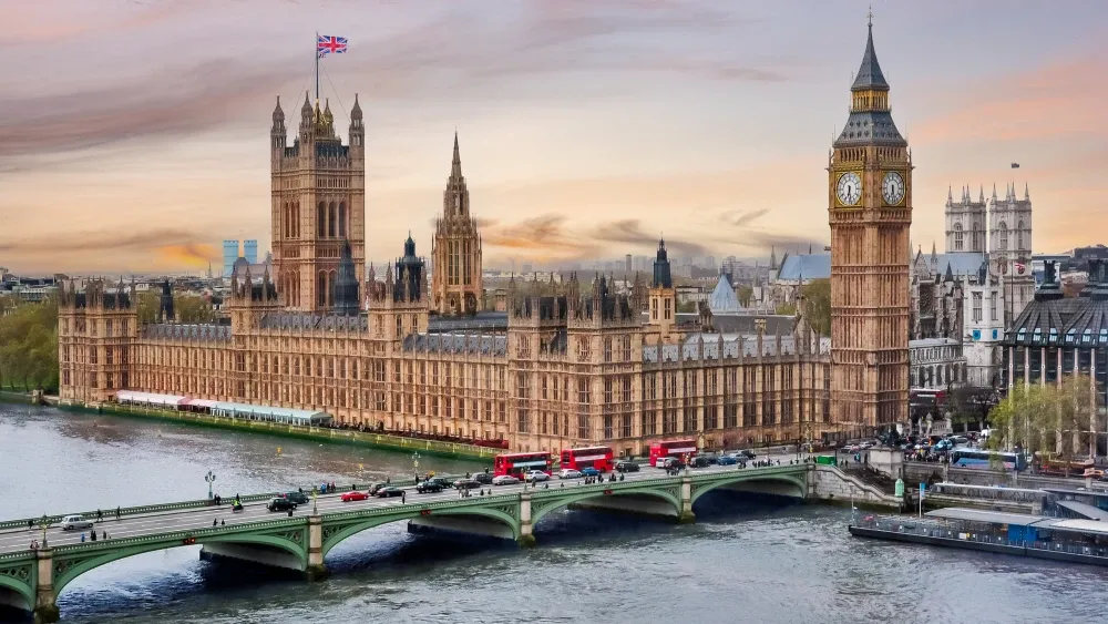 The Houses of Parliament in London. Shutterstock