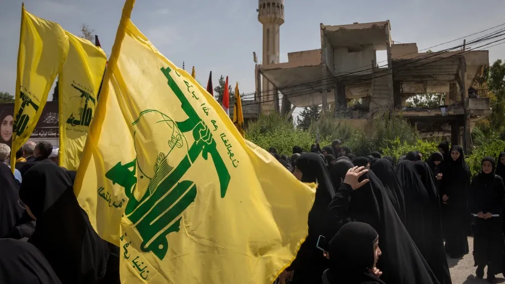 Hezbollah Flags in Lebanon