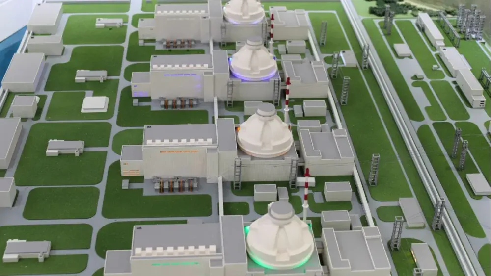 mockup of nuclear site