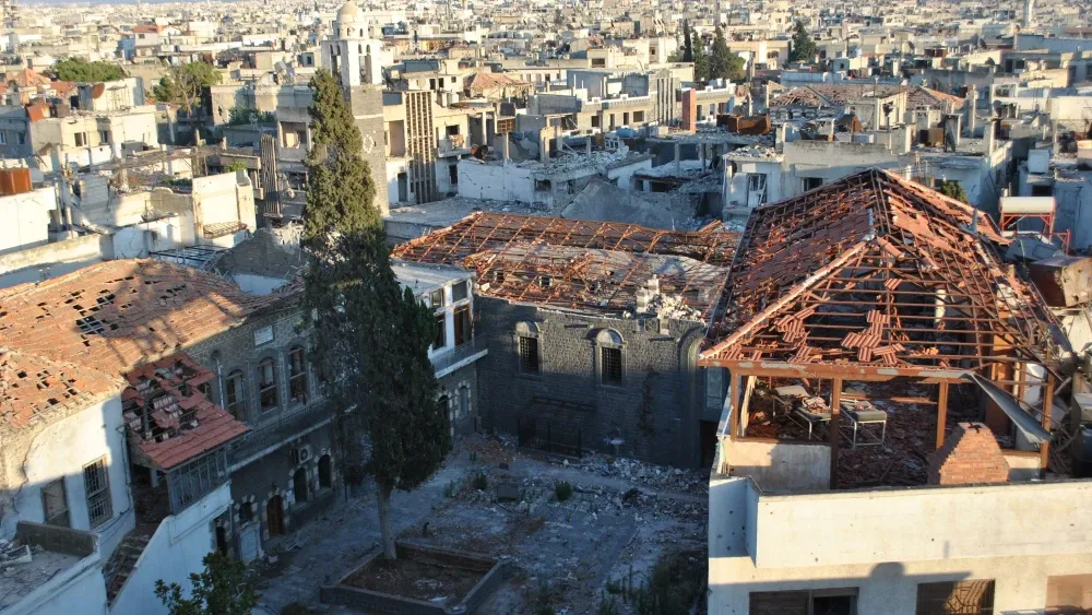 Overall, Hezbollah’s hard power in Syria appears largely degraded. But many Syrian Shia from Homs, some of them affiliated with Hezbollah, are now displaced in Lebanon. Image: Homs in May 2023.  Shutt...