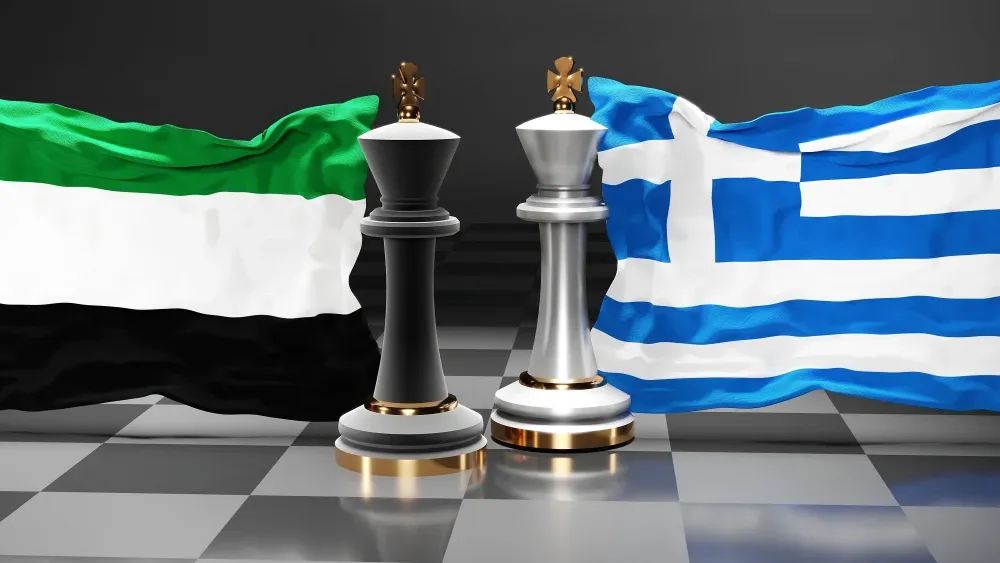 UAS/Greece flags