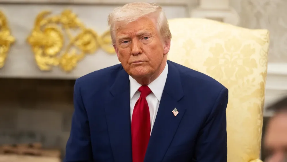 President Donald Trump at the White House in April 2025.  Shutterstock