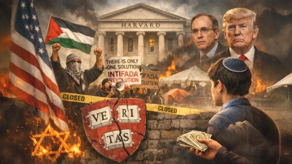 The Trump administration announced on March 20 that it is suing Harvard University for failing to curb its rampant antisemitism.  Image: AI