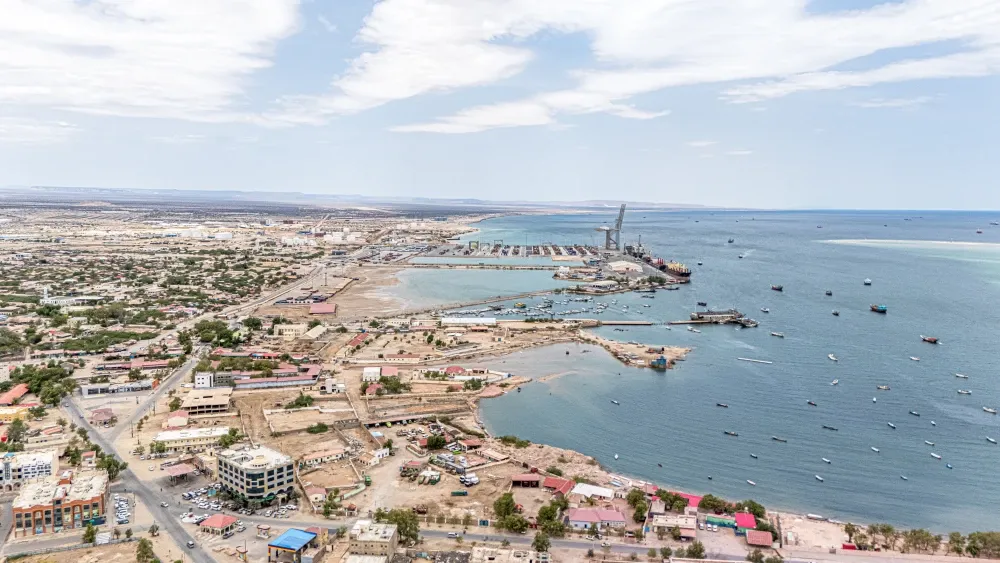The port in Berbera, Somaliland, located on the Gulf of Aden, is a key strategic seaport positioned along major global shipping lanes.  Shutterstock