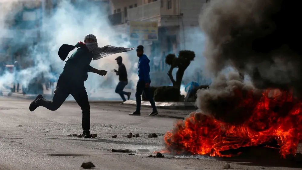 Riots in the West Bank.