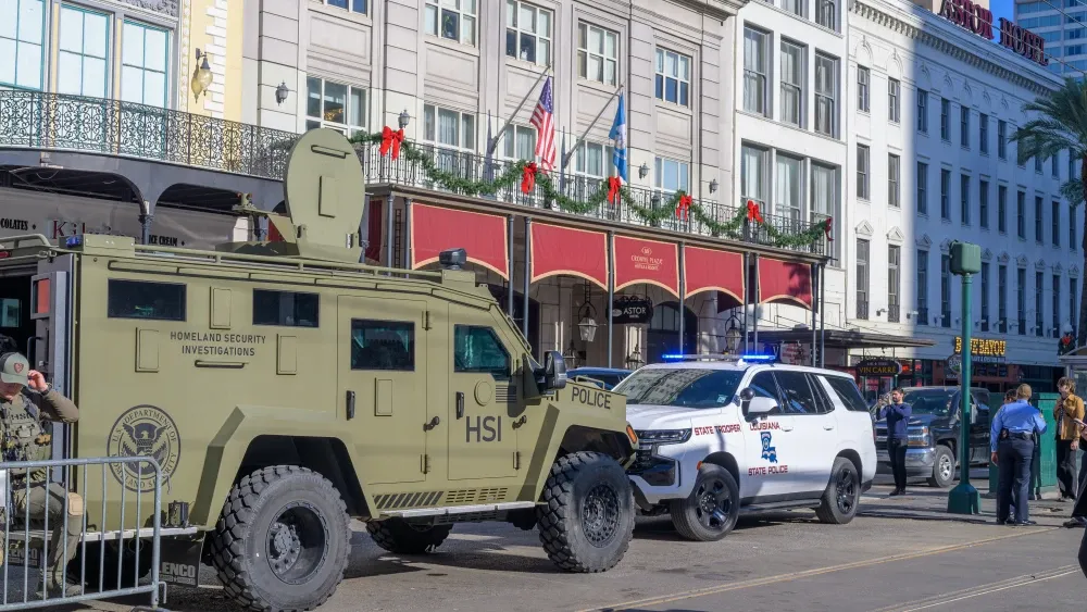 Armored vehicle in NOLA