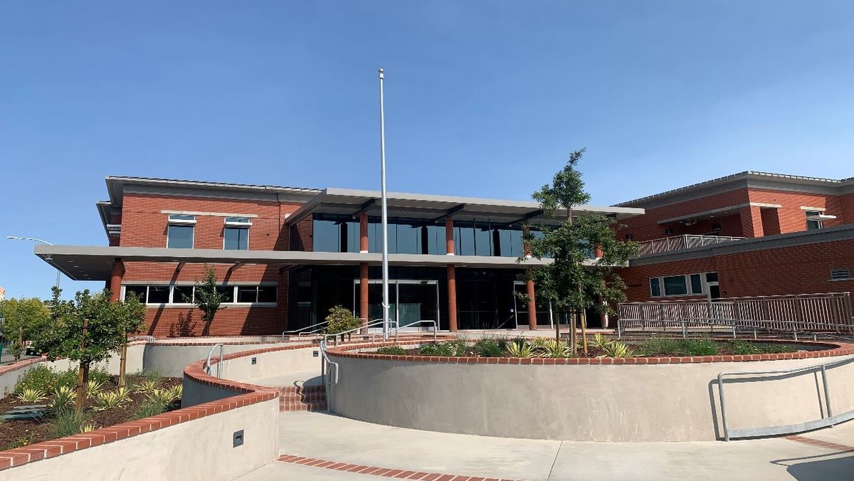 Photo of the outside of the Public Safety Center