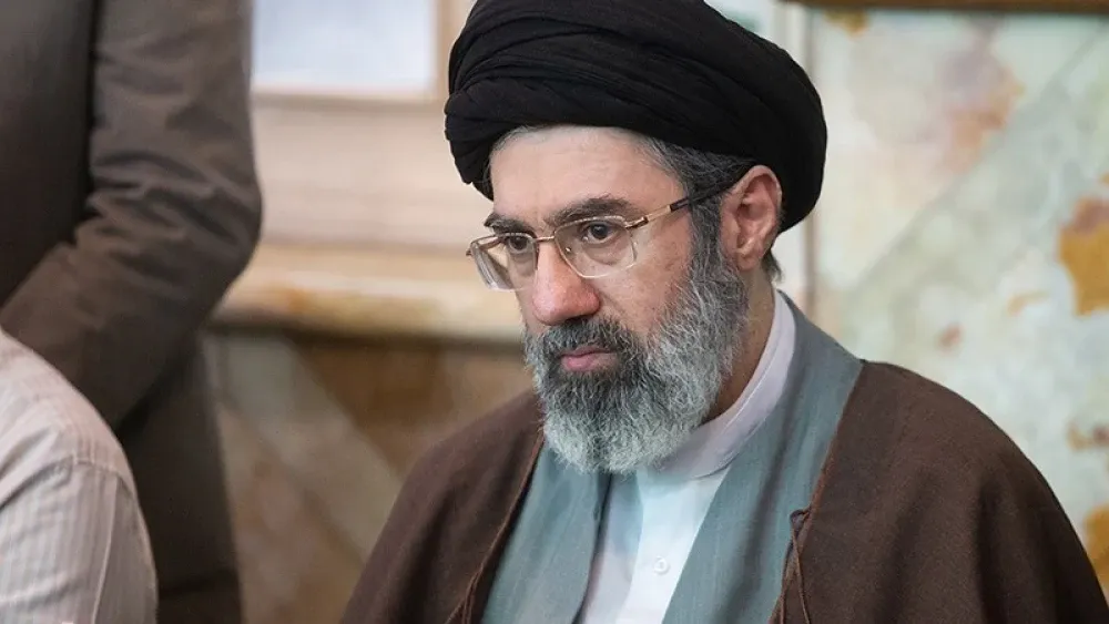A file photo of Mojtaba Khamenei.  Tasnim News Agency, CC BY 4.0, via Wikimedia Commons
