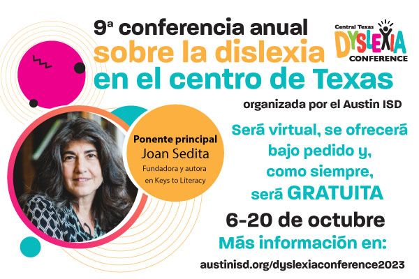 Spanish text Dyslexia conference Oct 6-20