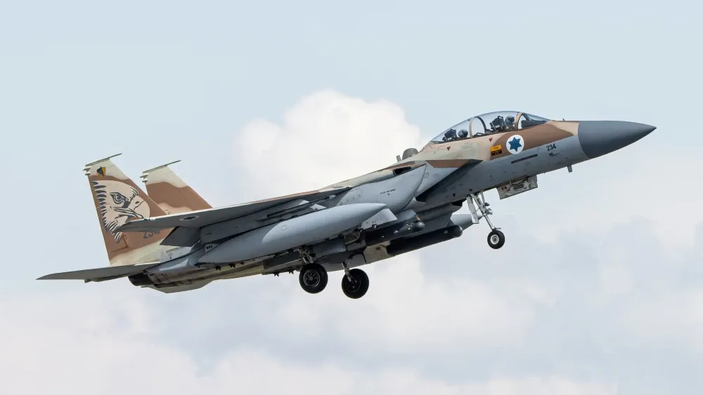 Qatar has presented itself to the west, and to Israel, as an appropriate mediator, a douser of the very fires it helps to set. An Israeli F-15 fighter.  Shutterstock