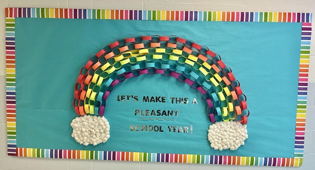 Let's Make this a Pleasant School Year! Bulletin Board at Pleasant Hill Elementary