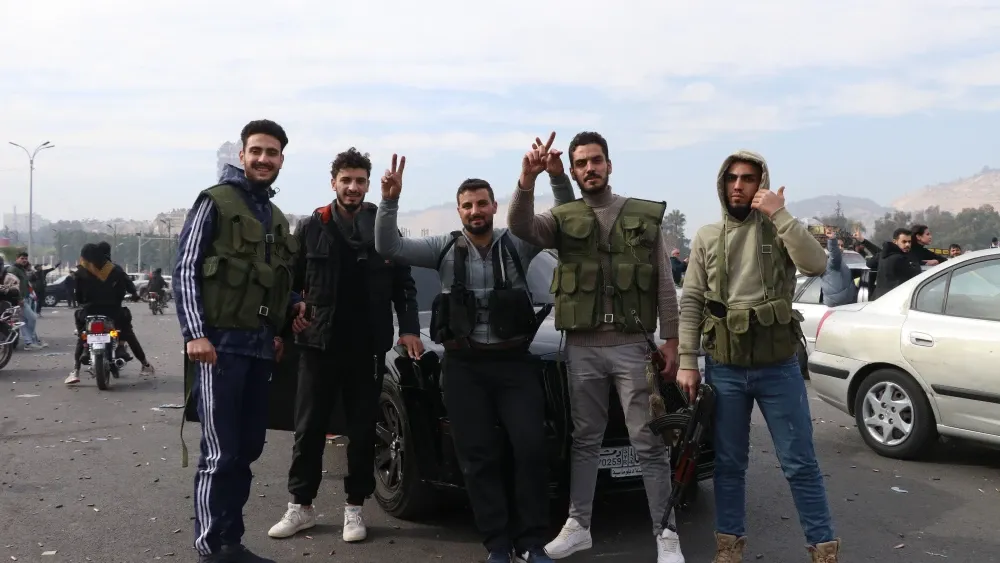 Syrians in Damascus after Assad's fall