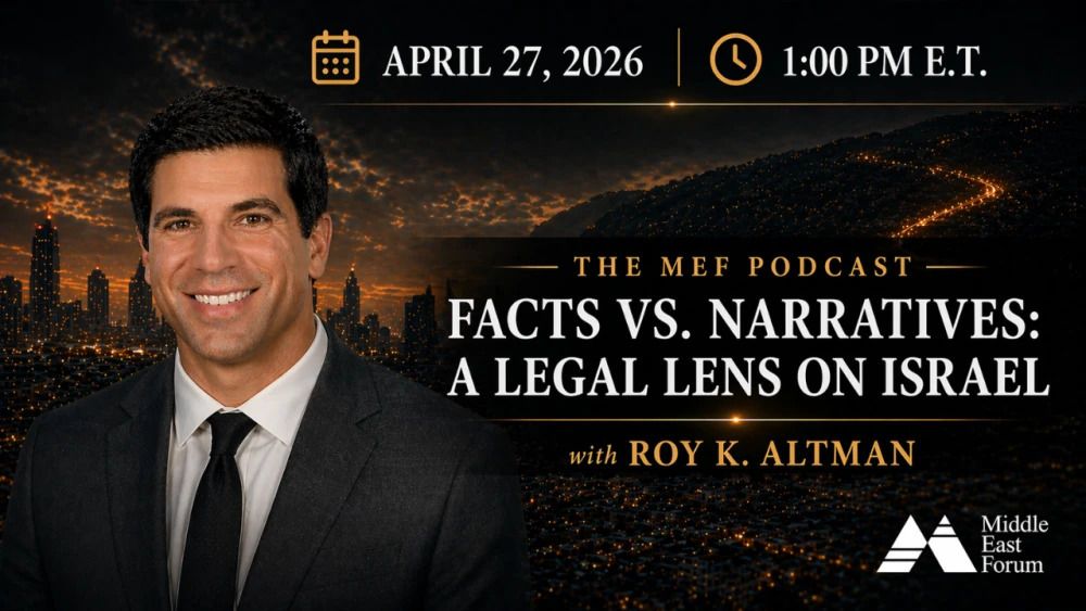 Facts v. Narratives: a legal lens on Israel with Roy K. Altman