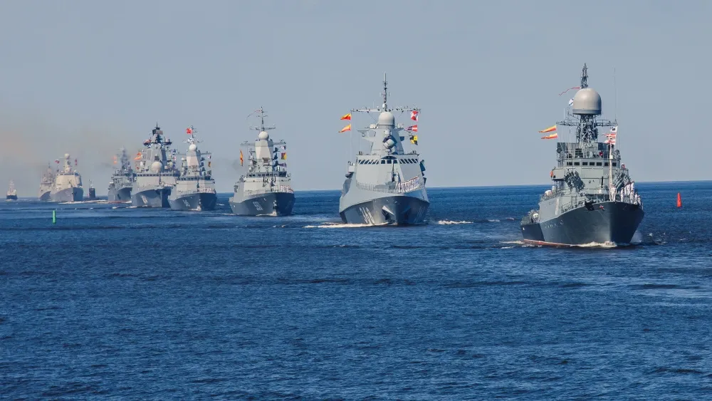 Russian naval ships