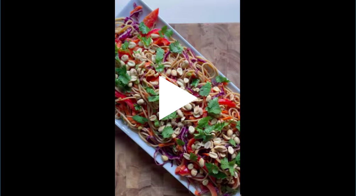 Let's make Rainbow Noodle Salad