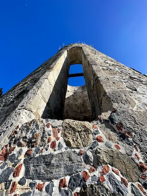 Remains of the windmill at Anaberg Sugar Plantation in St. John, USVI