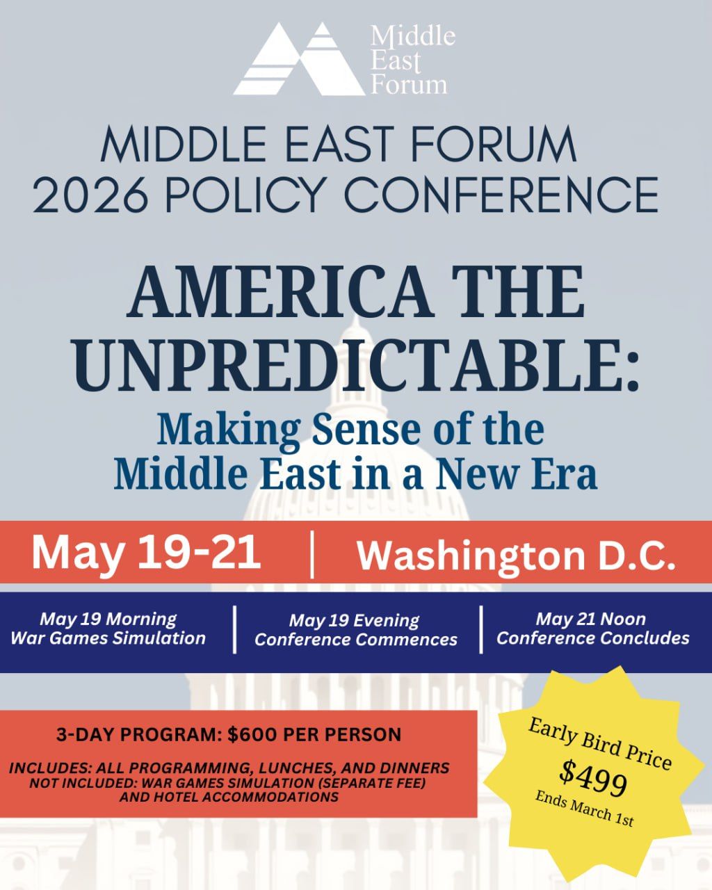 MEF 2026 Policy Conference in Washington, DC