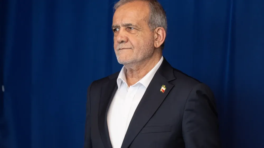 Iranian President Masoud Pezeshkian in September 2025.  Shutterstock