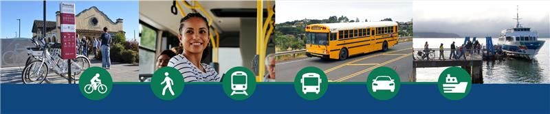 Different types of transportation