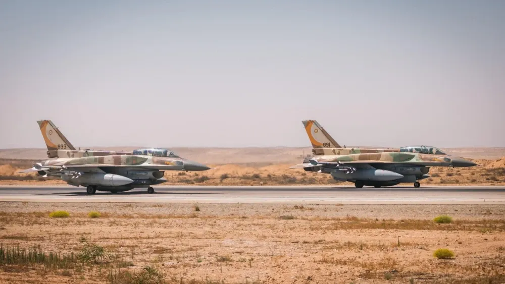 Two Israeli F-16s take off to hit Iran. The combination of Iran’s severely reduced capacities with continuing politicidal intentions and efforts evidently brought Israel to the decision to strike at I...