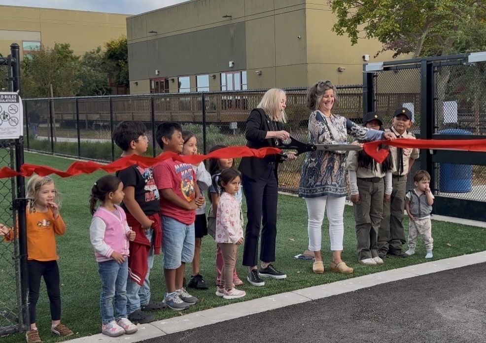 Ribbon Cutting with Children