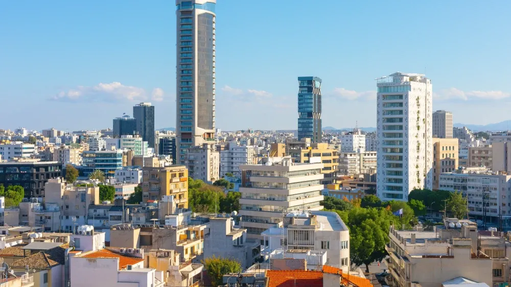 The Nicosia, Cyprus, cityscape in January 2025.  Shutterstock